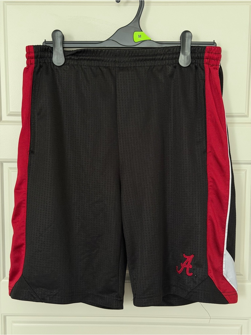Colosseum Athletics Alabama Crimson Tide Men's Basketball Shorts Black Red M